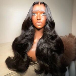 28 inch 13x6  200 density HD transparent lace wig